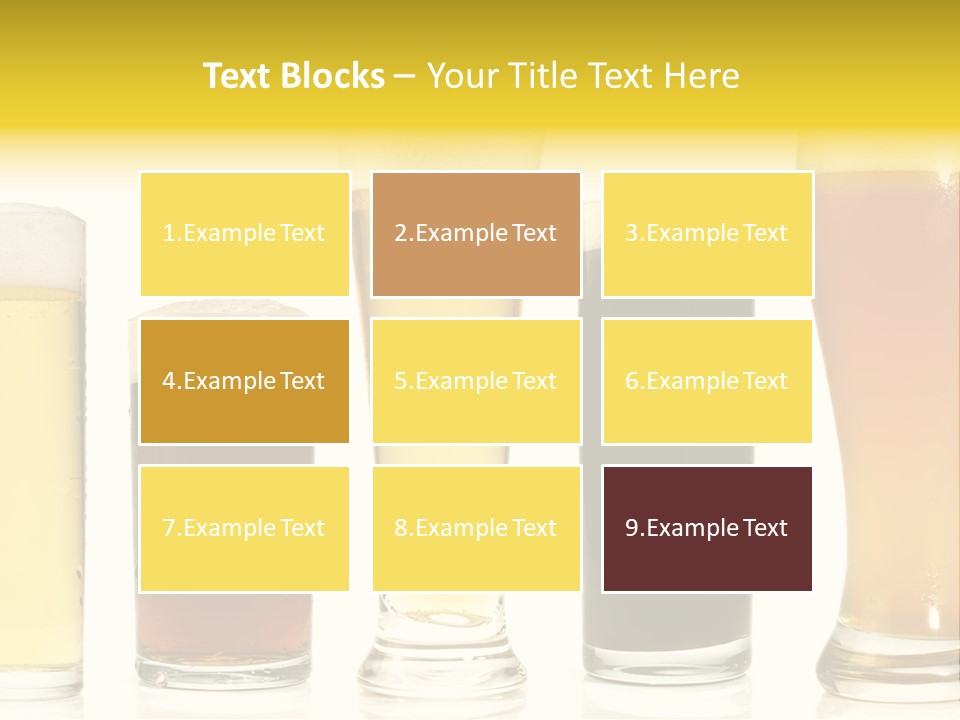 Schaum Bockbier Schwarzbier PowerPoint Template