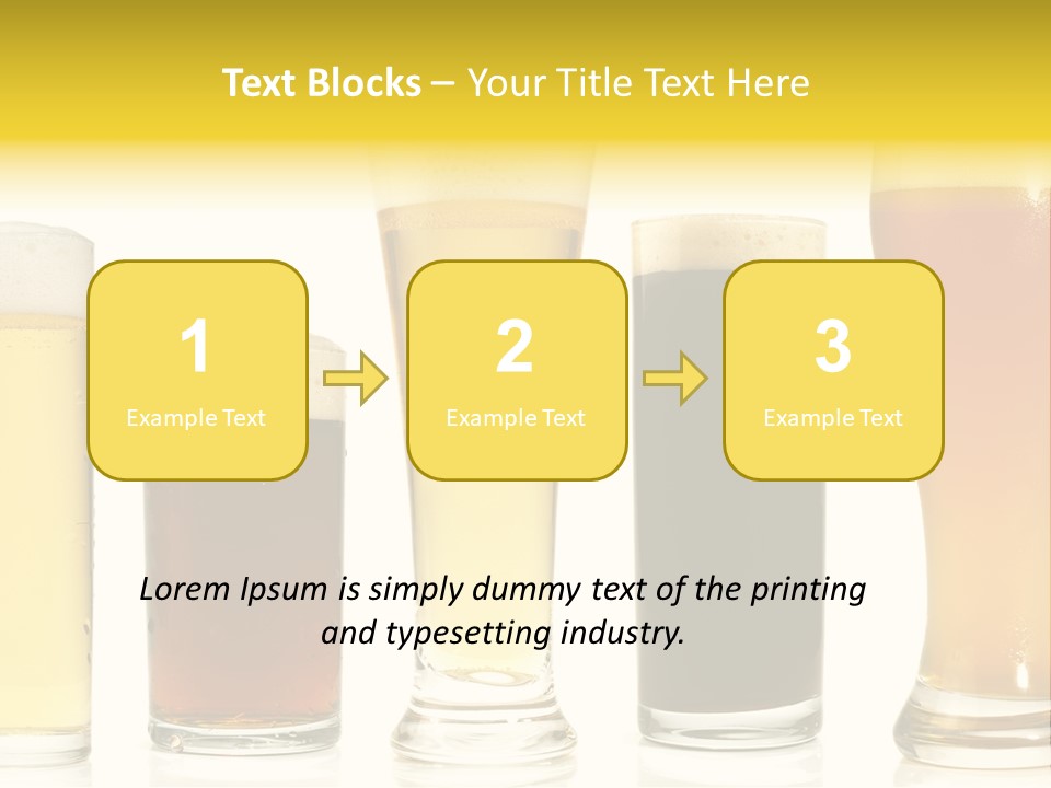 Schaum Bockbier Schwarzbier PowerPoint Template