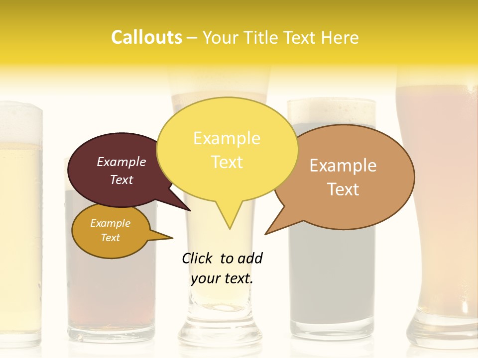 Schaum Bockbier Schwarzbier PowerPoint Template