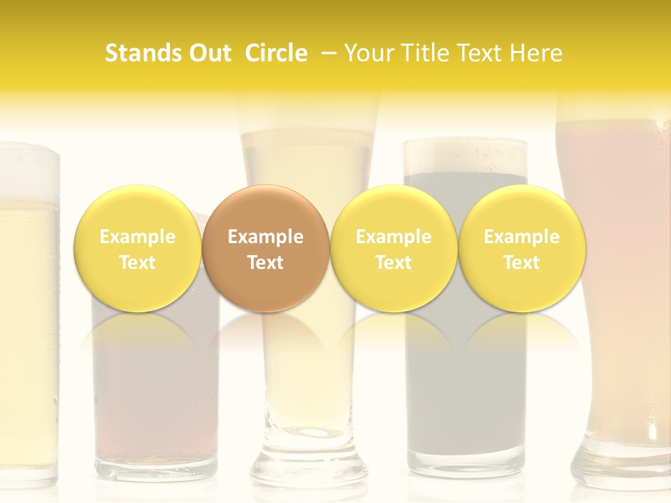 Schaum Bockbier Schwarzbier PowerPoint Template