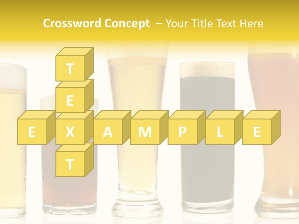 Schaum Bockbier Schwarzbier PowerPoint Template