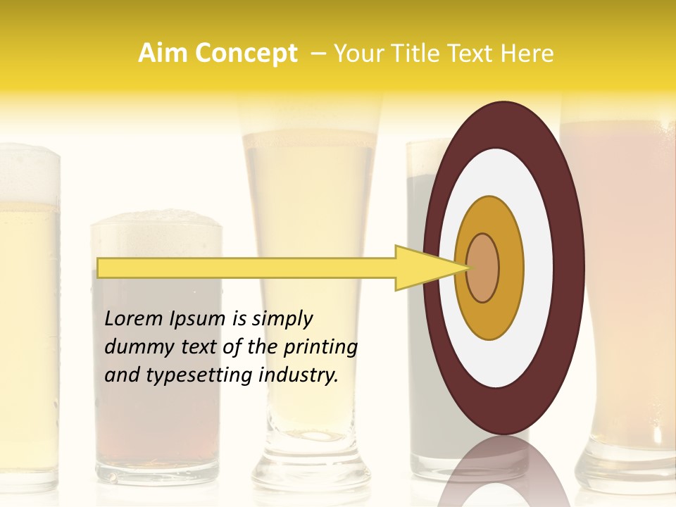 Schaum Bockbier Schwarzbier PowerPoint Template