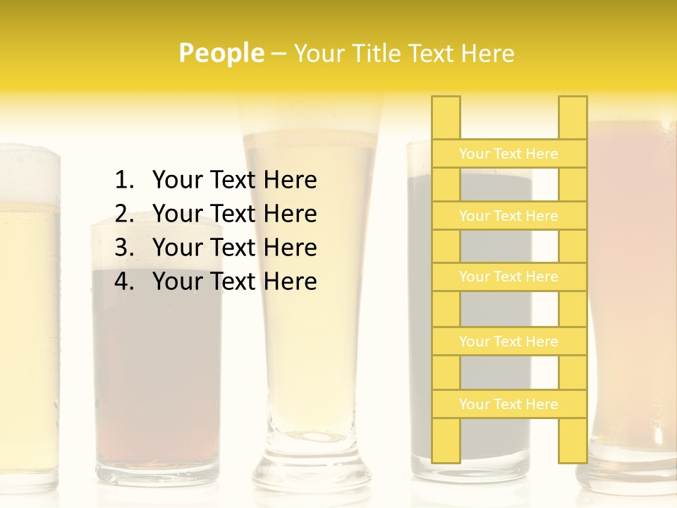 Schaum Bockbier Schwarzbier PowerPoint Template