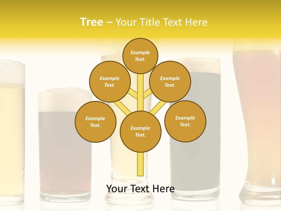 Schaum Bockbier Schwarzbier PowerPoint Template