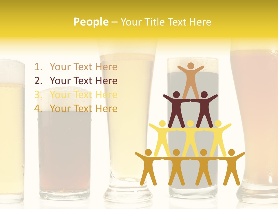 Schaum Bockbier Schwarzbier PowerPoint Template