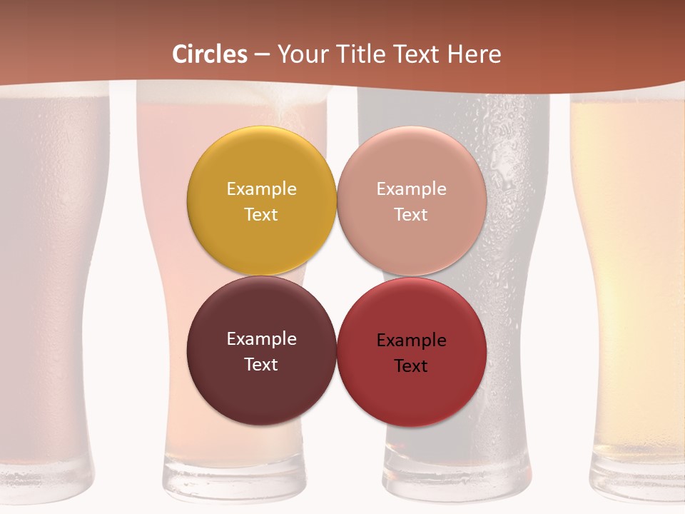 Life Gold Macro PowerPoint Template