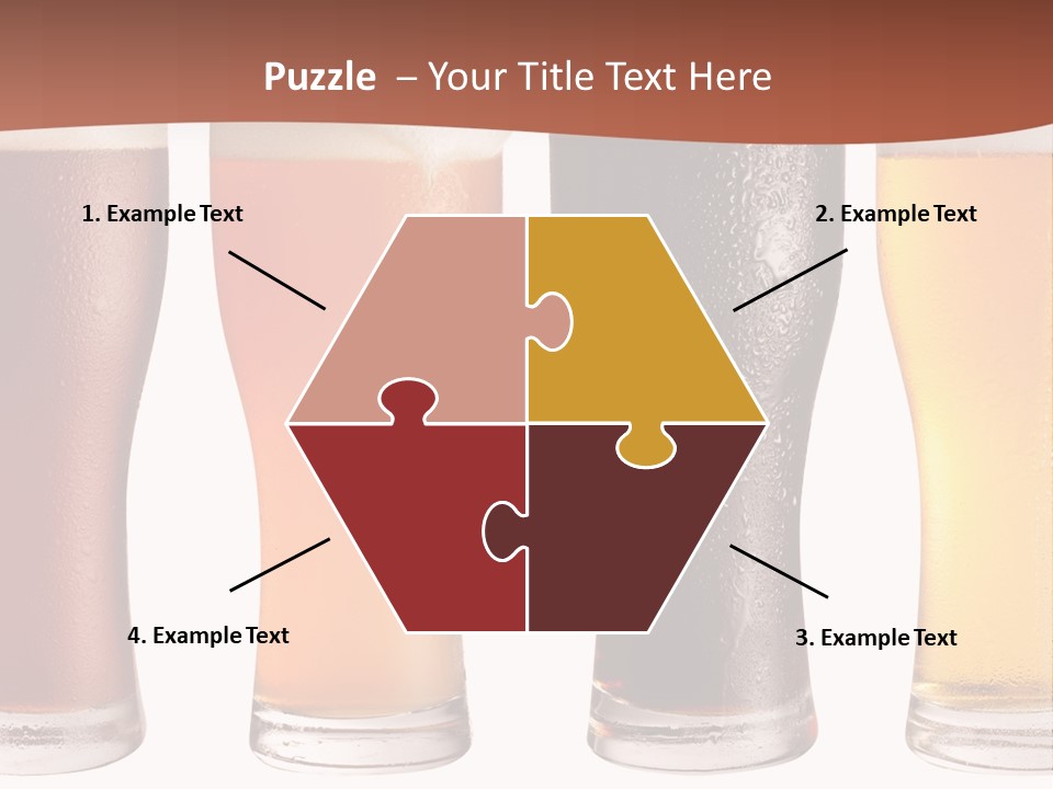 Life Gold Macro PowerPoint Template