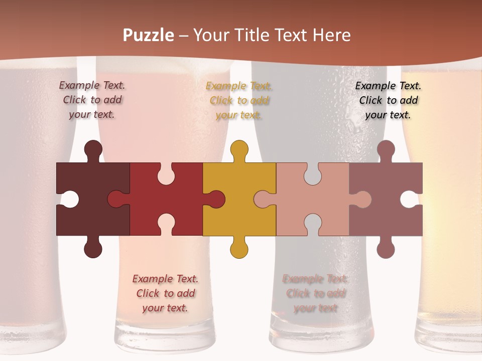 Life Gold Macro PowerPoint Template