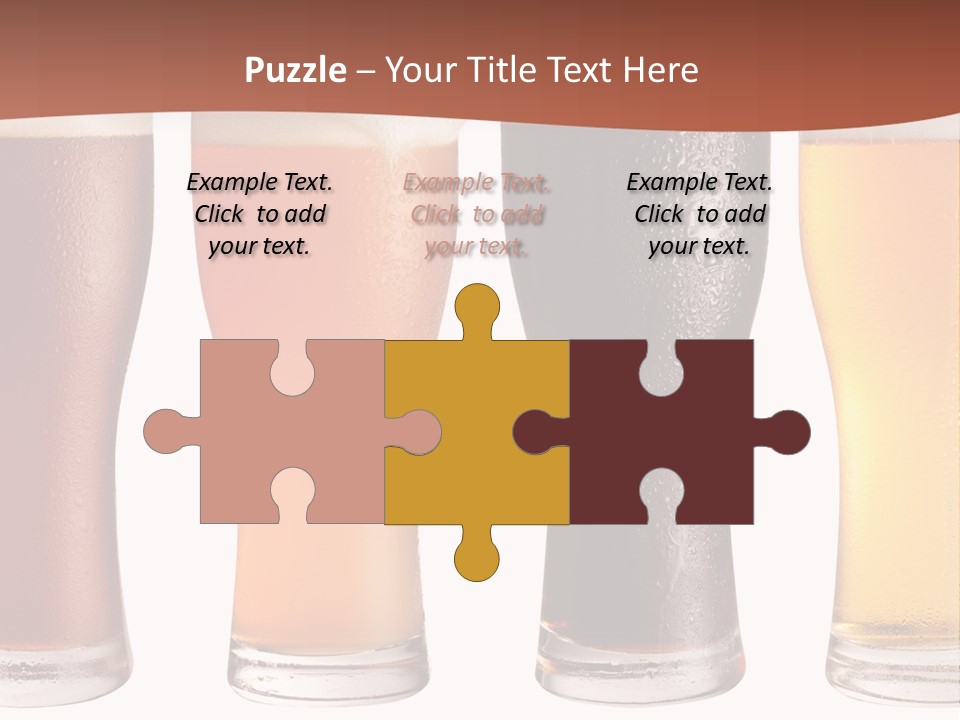 Life Gold Macro PowerPoint Template