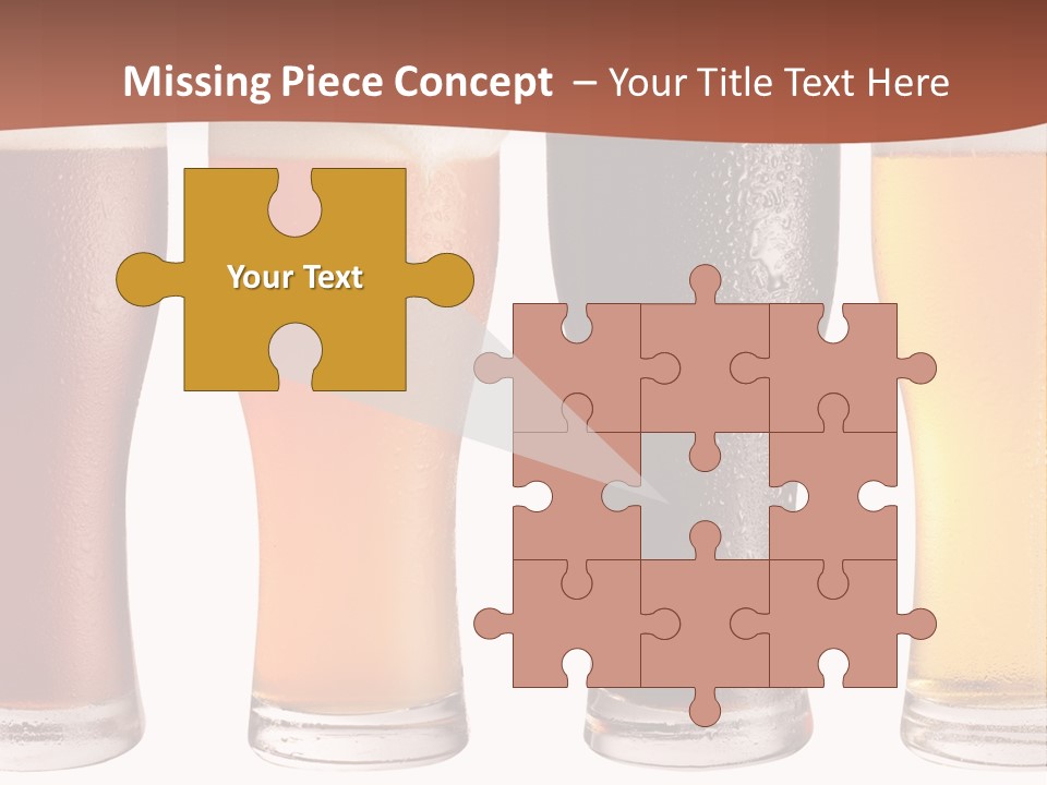 Life Gold Macro PowerPoint Template