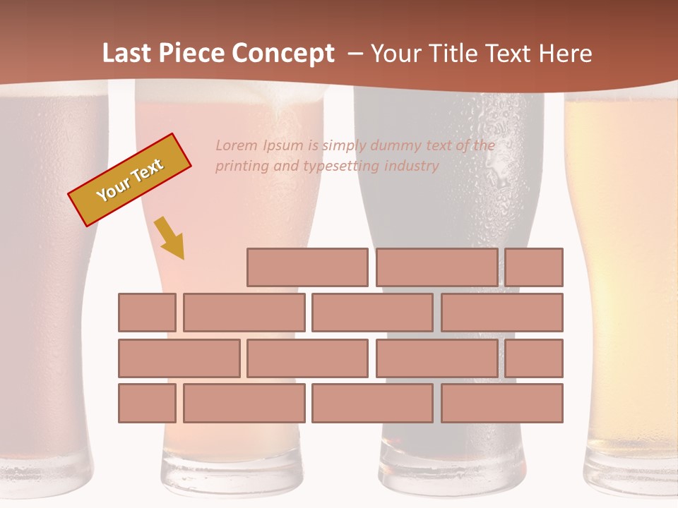 Life Gold Macro PowerPoint Template