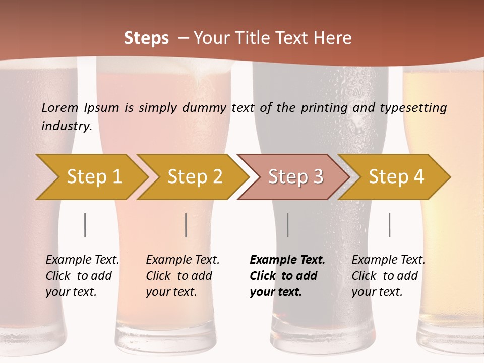 Life Gold Macro PowerPoint Template