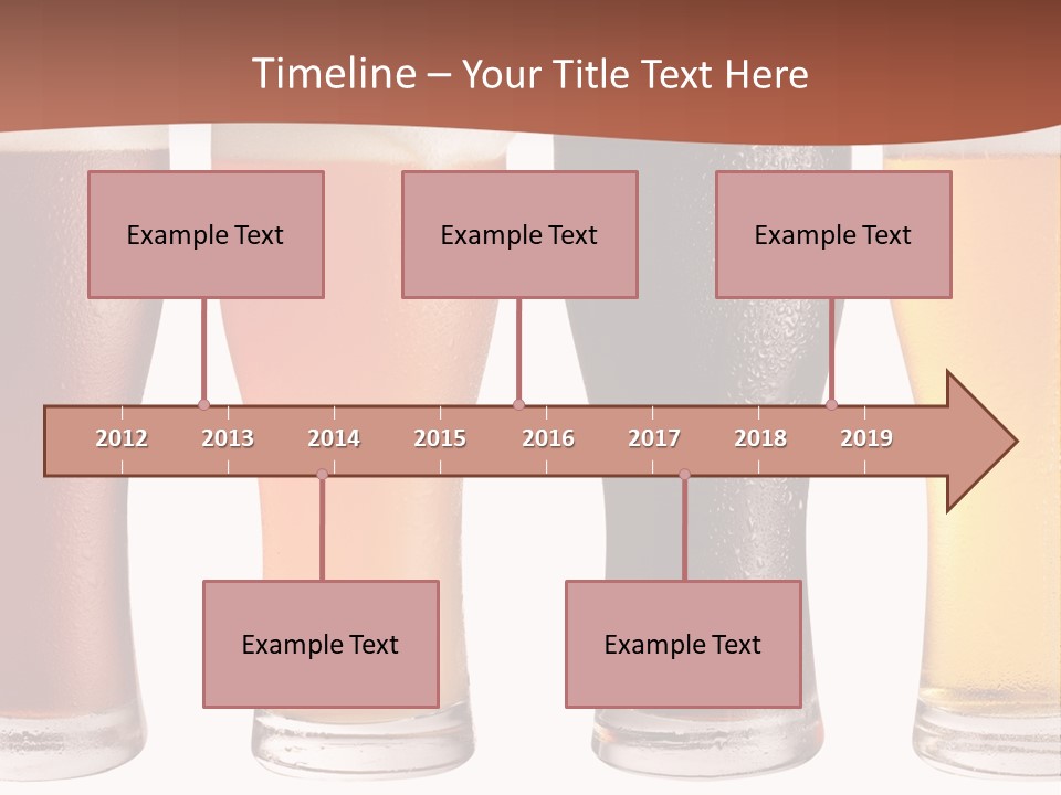 Life Gold Macro PowerPoint Template