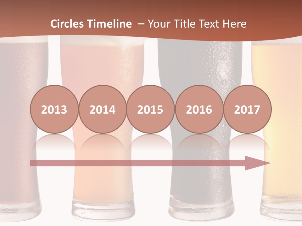 Life Gold Macro PowerPoint Template