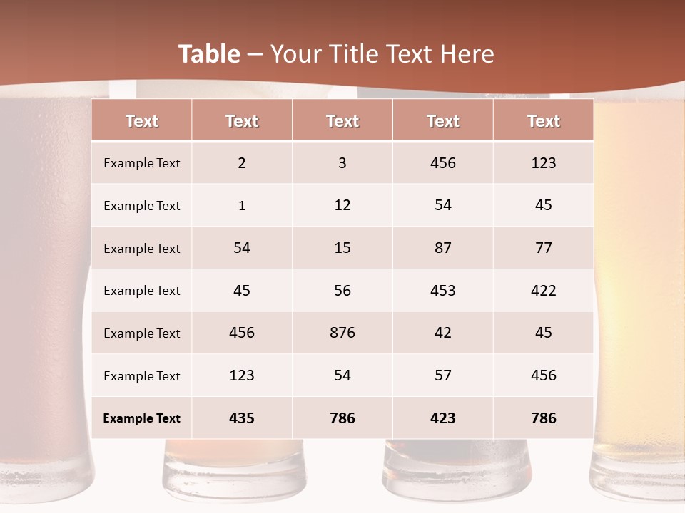 Life Gold Macro PowerPoint Template