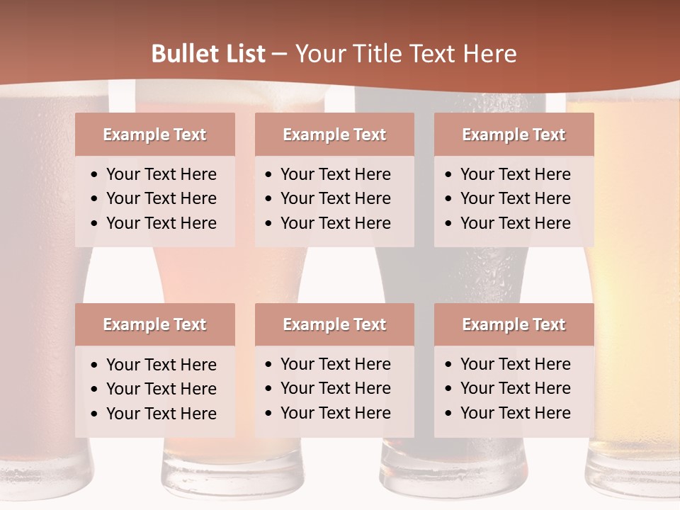 Life Gold Macro PowerPoint Template