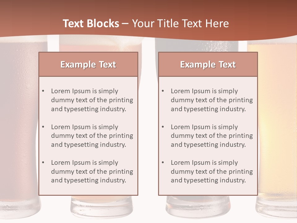 Life Gold Macro PowerPoint Template