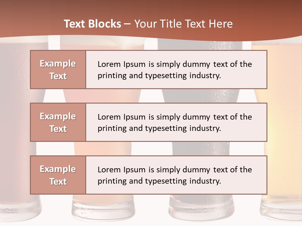Life Gold Macro PowerPoint Template