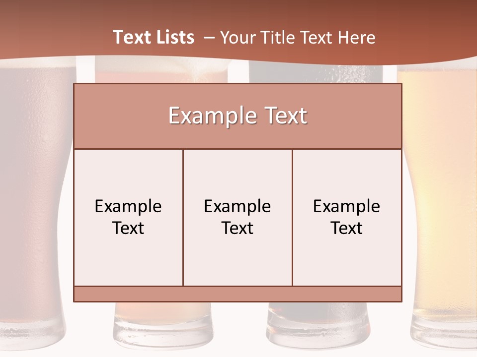 Life Gold Macro PowerPoint Template