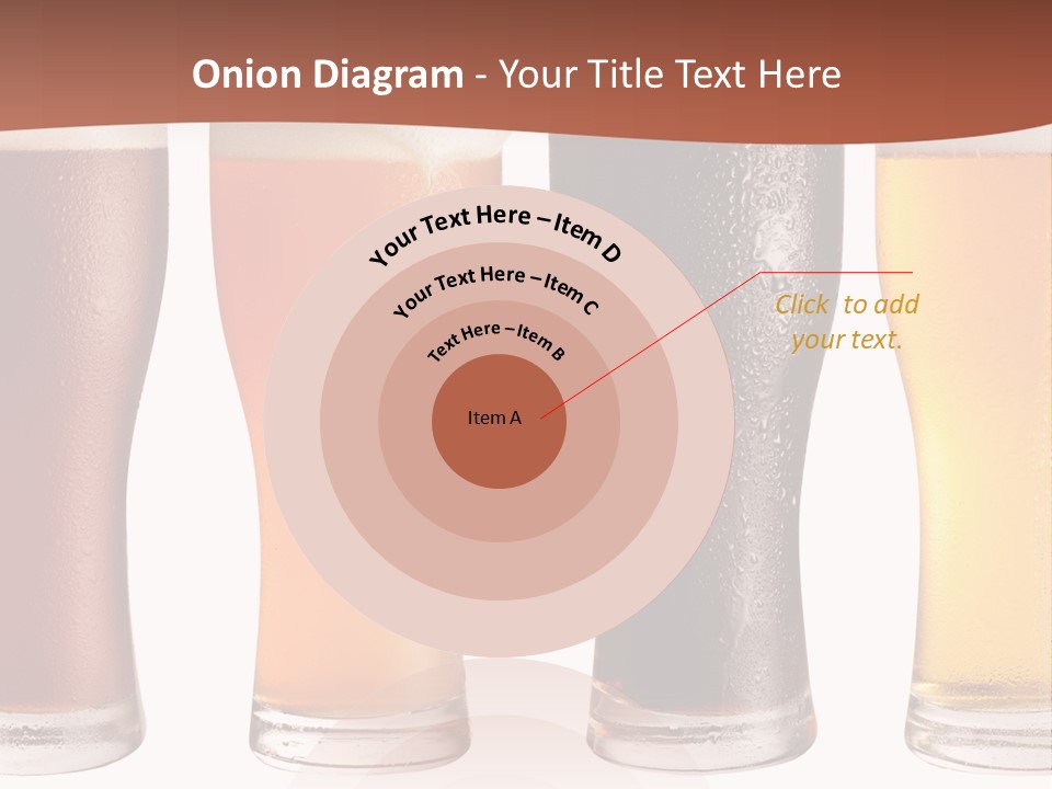 Life Gold Macro PowerPoint Template