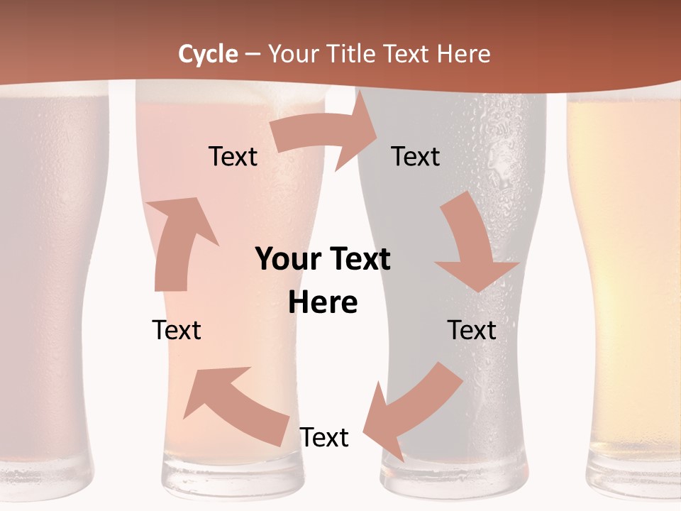 Life Gold Macro PowerPoint Template