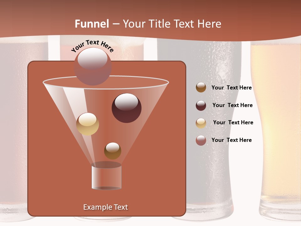 Life Gold Macro PowerPoint Template