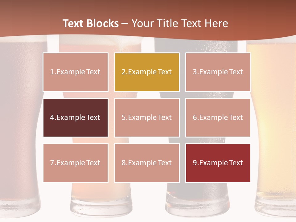 Life Gold Macro PowerPoint Template