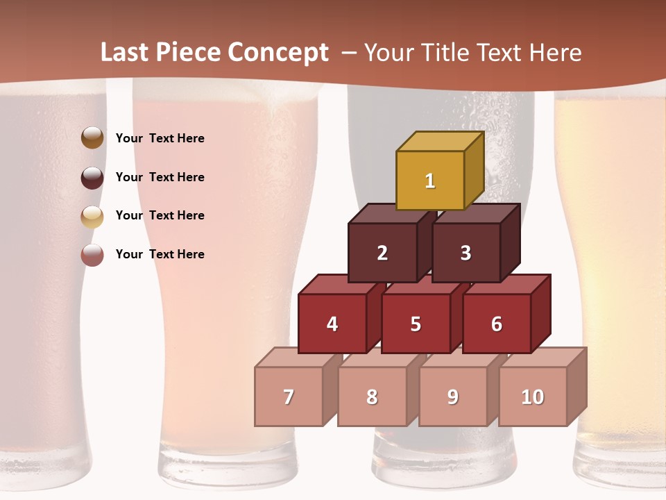 Life Gold Macro PowerPoint Template