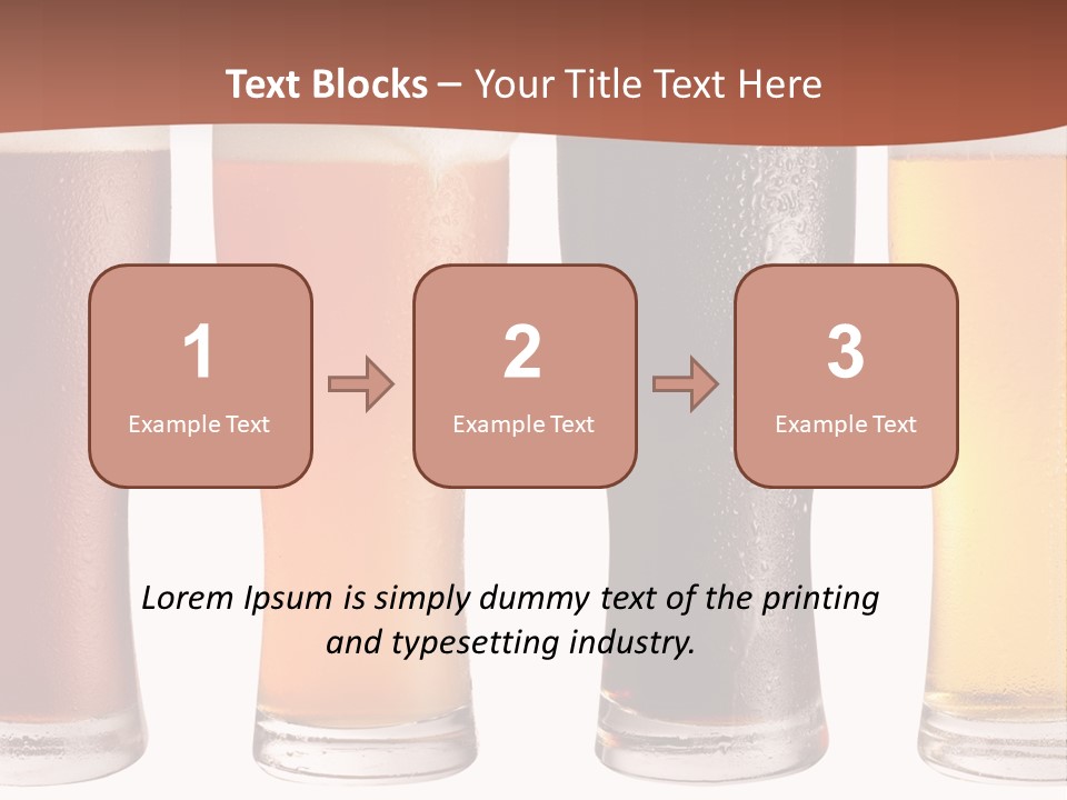 Life Gold Macro PowerPoint Template