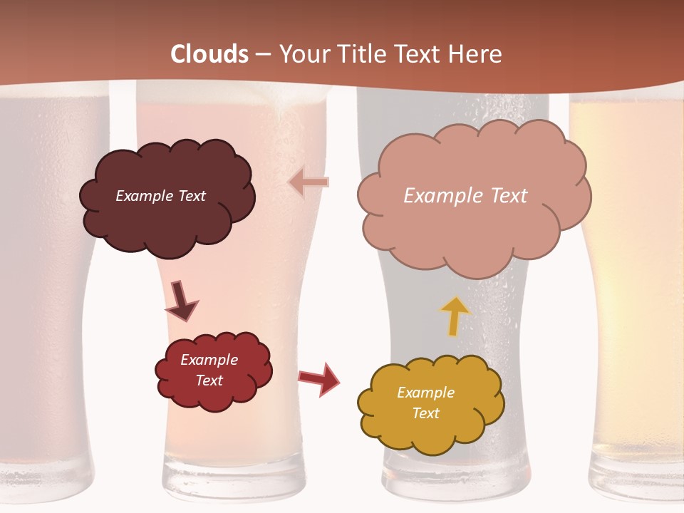 Life Gold Macro PowerPoint Template