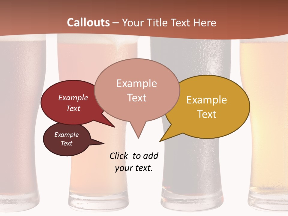 Life Gold Macro PowerPoint Template