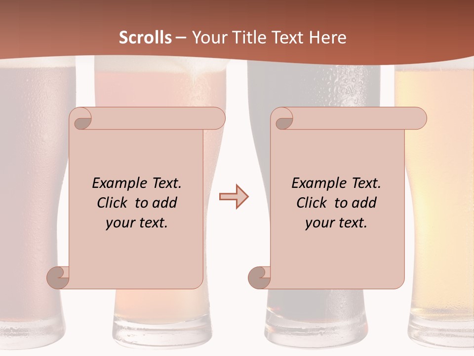 Life Gold Macro PowerPoint Template