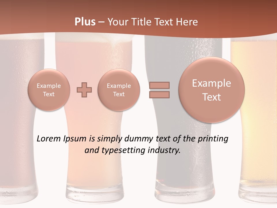 Life Gold Macro PowerPoint Template