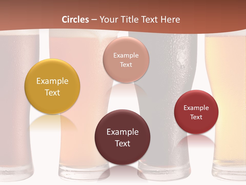 Life Gold Macro PowerPoint Template