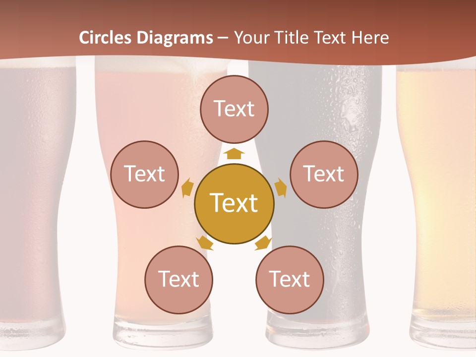 Life Gold Macro PowerPoint Template