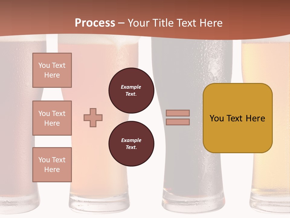 Life Gold Macro PowerPoint Template