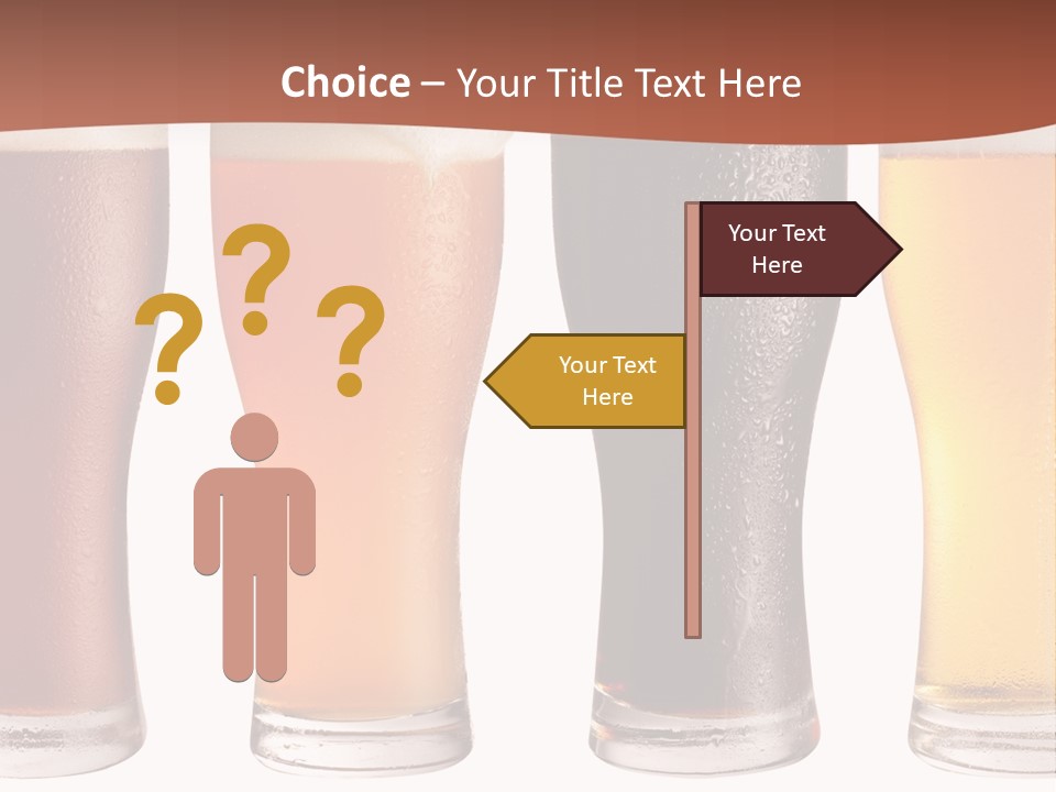 Life Gold Macro PowerPoint Template