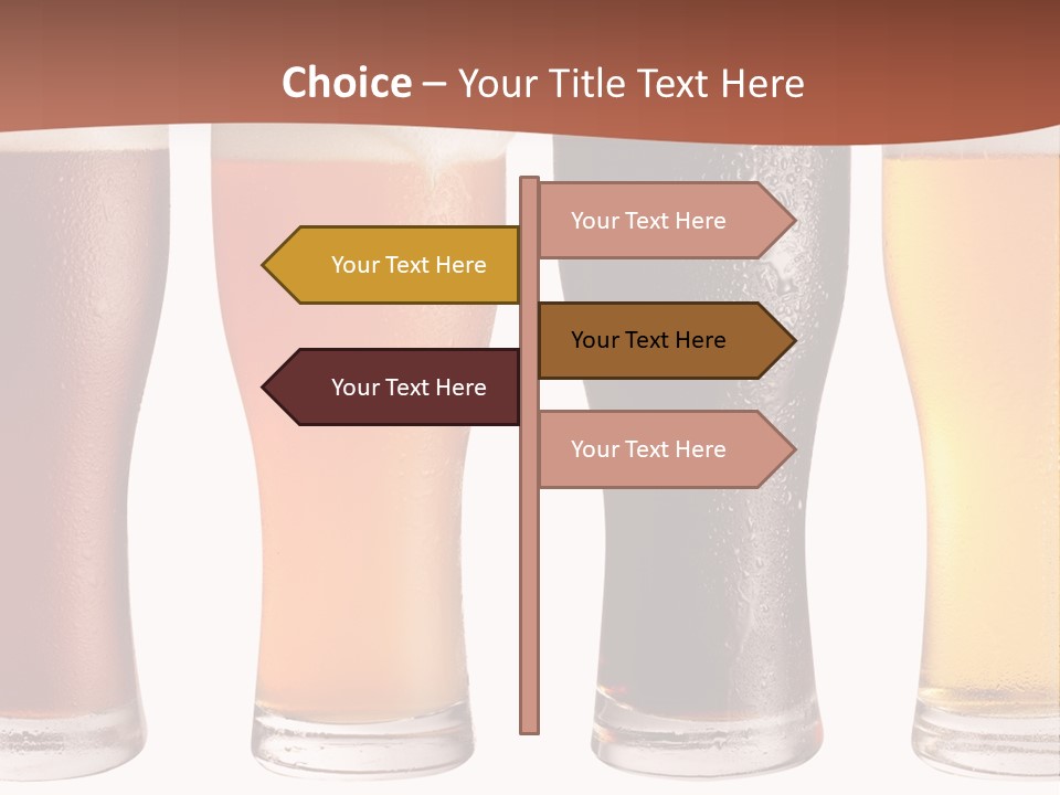 Life Gold Macro PowerPoint Template