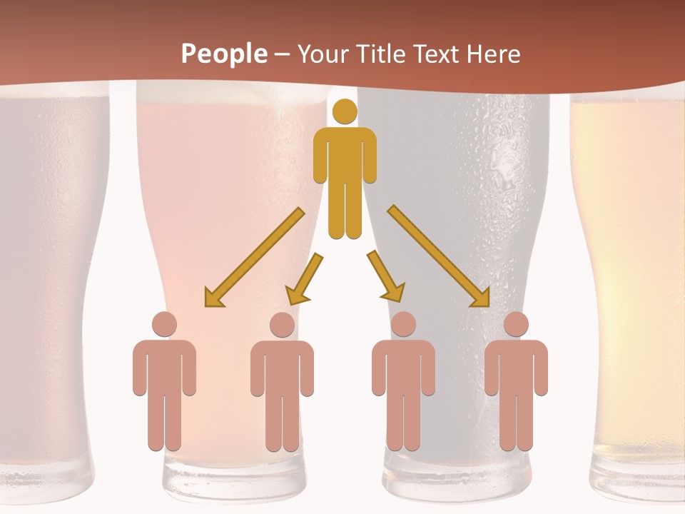 Life Gold Macro PowerPoint Template