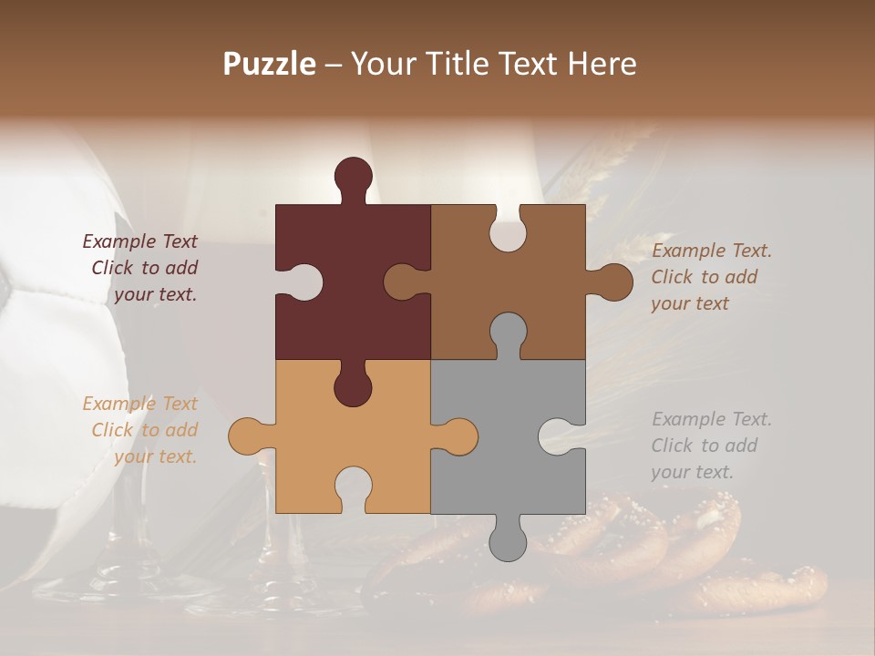 Drops Path Full PowerPoint Template