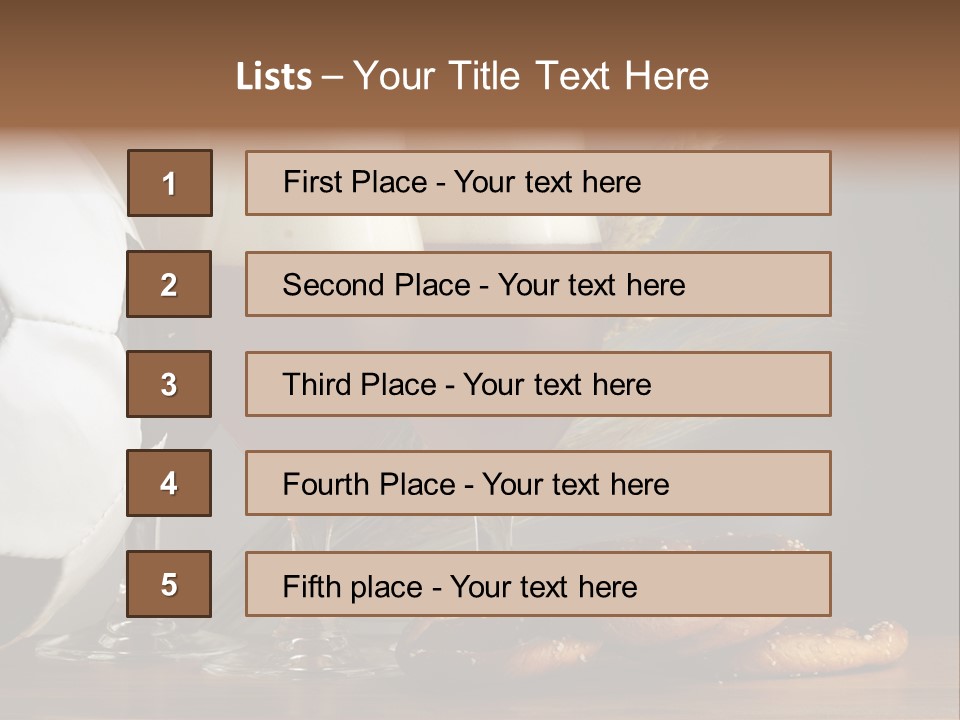 Drops Path Full PowerPoint Template