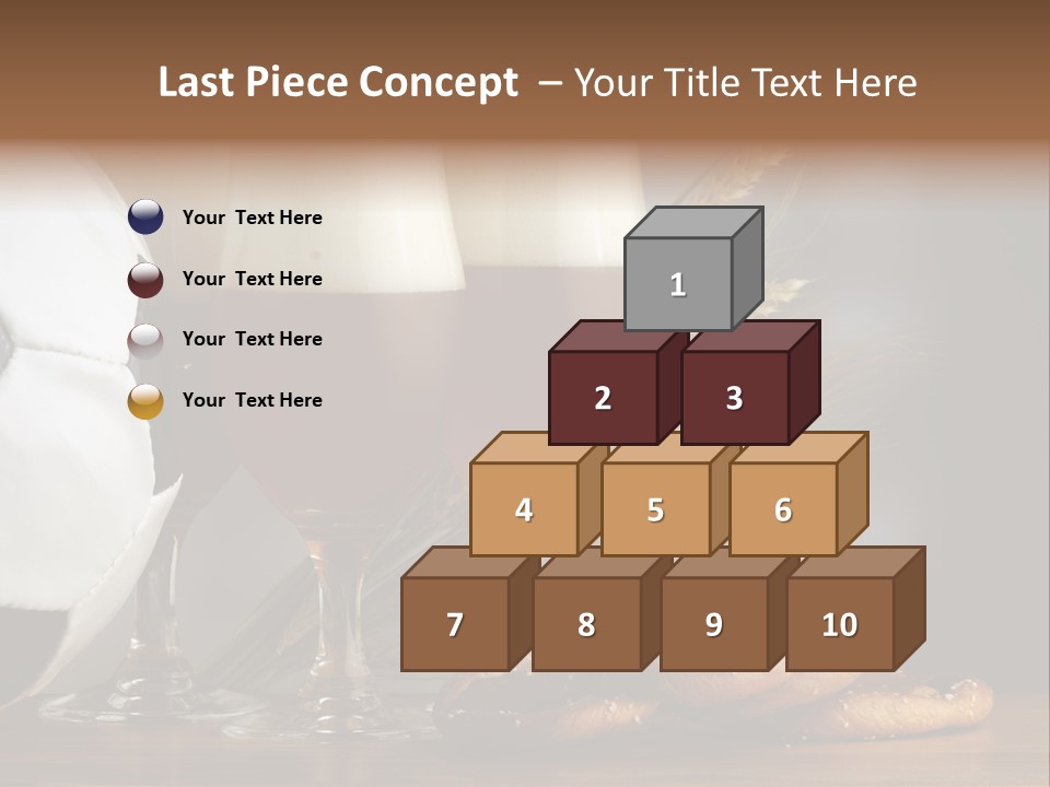 Drops Path Full PowerPoint Template