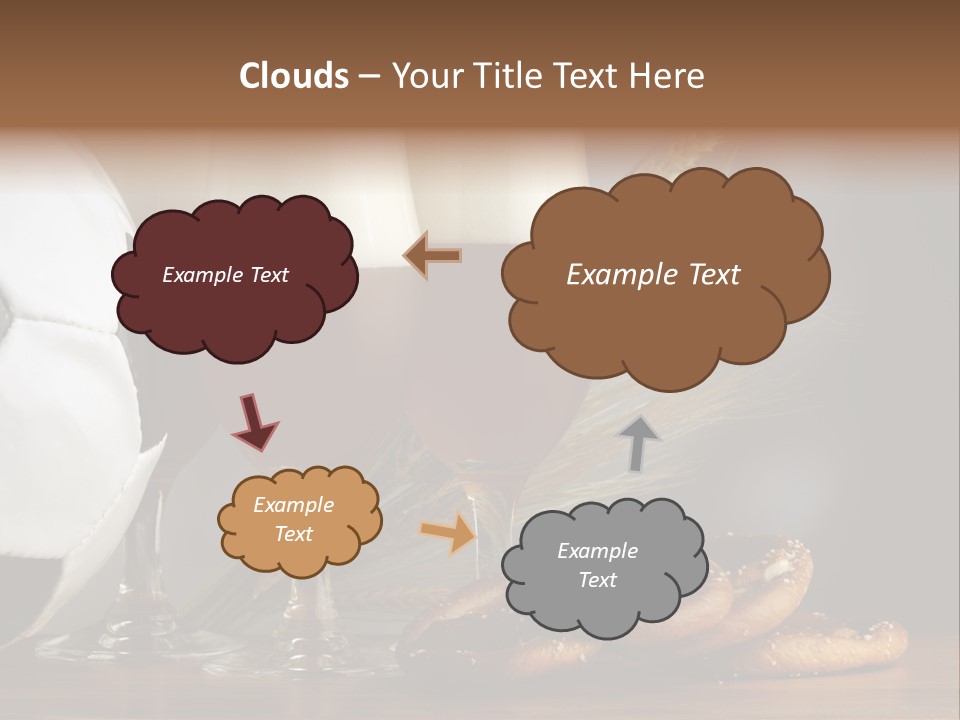 Drops Path Full PowerPoint Template
