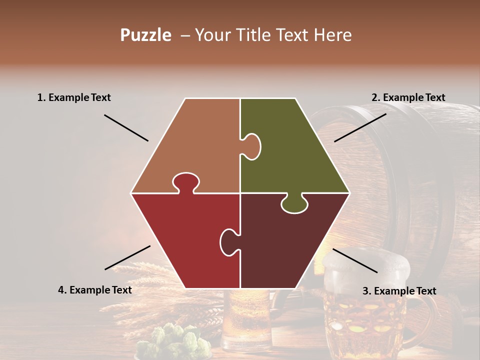 Cellar Brown Froth PowerPoint Template