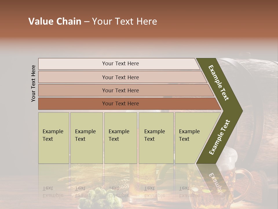 Cellar Brown Froth PowerPoint Template