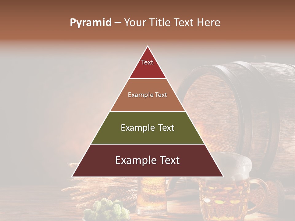 Cellar Brown Froth PowerPoint Template