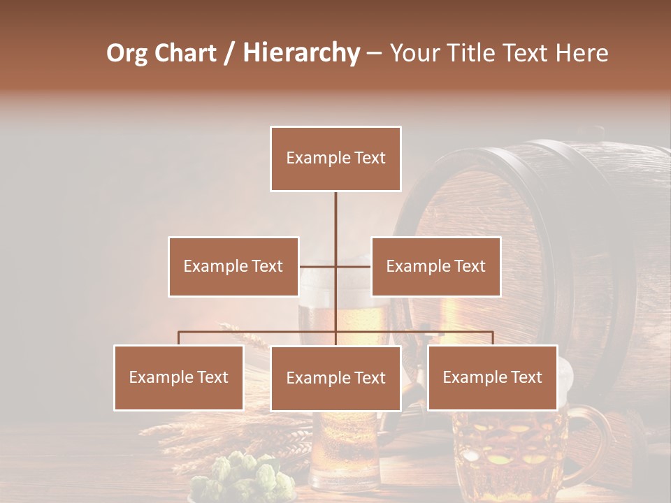 Cellar Brown Froth PowerPoint Template