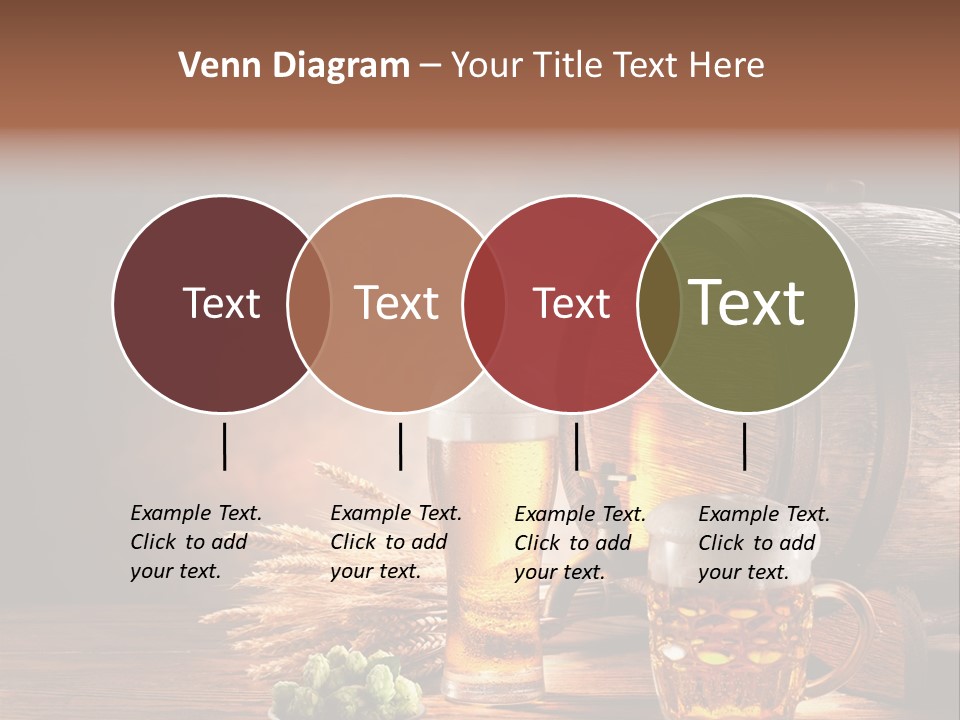 Cellar Brown Froth PowerPoint Template