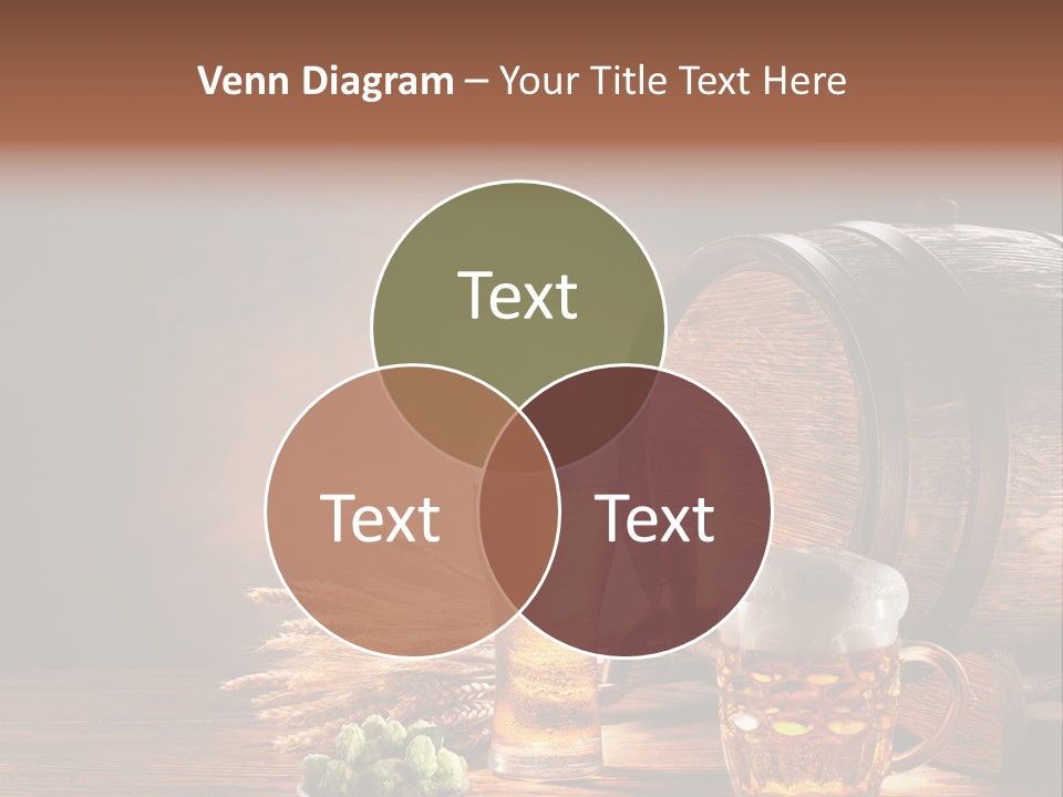 Cellar Brown Froth PowerPoint Template