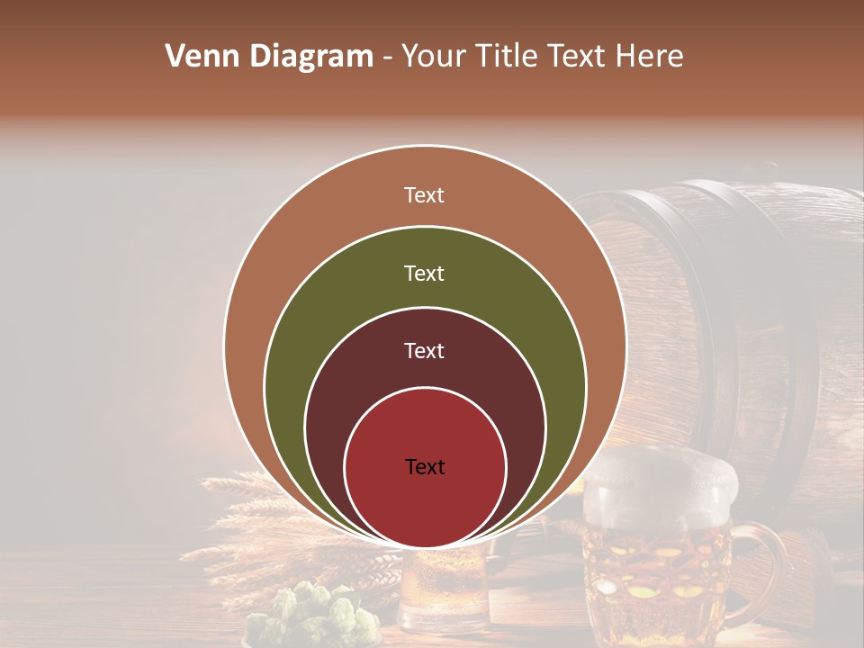 Cellar Brown Froth PowerPoint Template